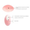 2pcs Wireless Lactation Massager 10 Vibration Levels Rechargeable Portable Remote