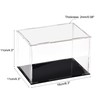 sourcing map Acrylic Clear Display Case Box Dustproof Protection Showcase