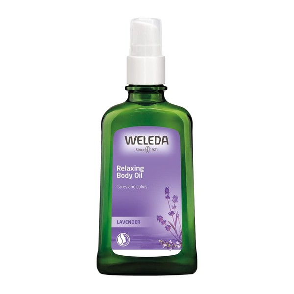 Weleda Relaxing Lavender Body & Beauty Oil, 3.4 Fluid Ounce, Clear
