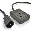 Pro Elec PEL01257 IEC C14 Plug to 13A UK Socket