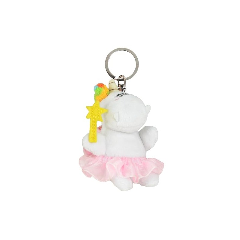 Pummel & Friends Plush Keyring (7 cm) - Pummelfee, multicoloured,