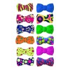 Lecute 20 Moños Neon Fiesta Batucada Corbata Pvc Hora Loca
