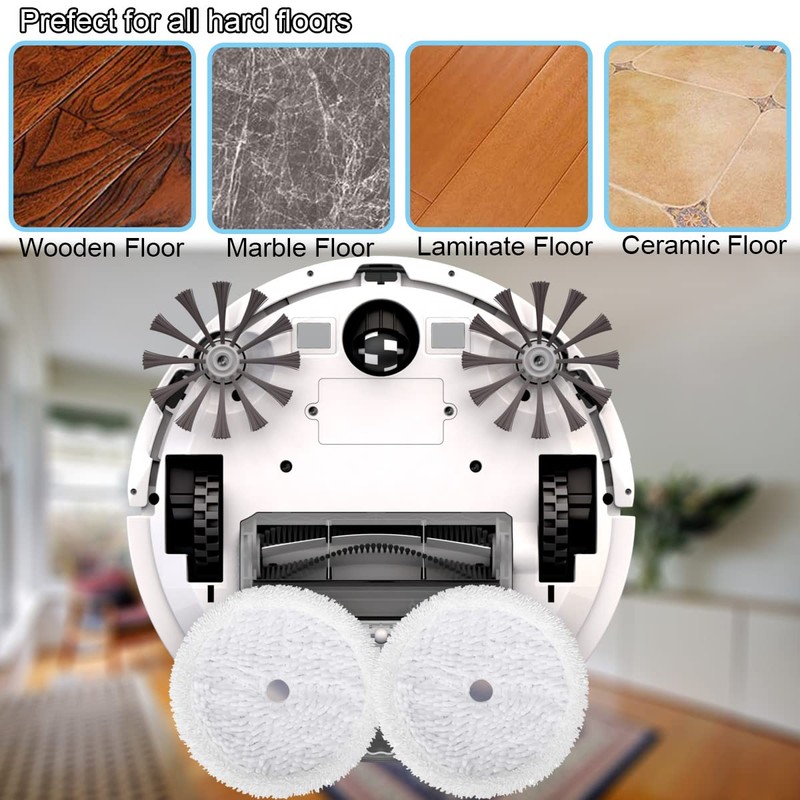 EATBALE Steam Mops Pads Replacement for Bissell 3115 SpinWave Hard