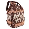Wrangler Western Diaper Bag Aztec Backpack Organized Daypack-Cowgril Fashion:_Dark Brown