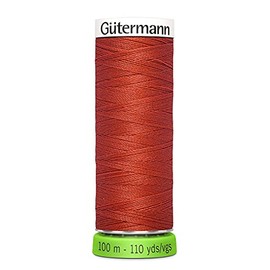 Gütermann G723860-589 Sewing Thread Polyester 589 Orange 100m Metre