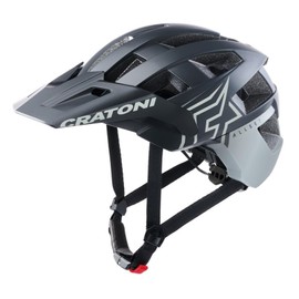 Cratoni Unisex - Adult Allset Pro Helmets, Black/Grey Matt, L