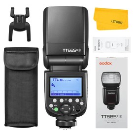 GODOX TT685II-S TT685SII Speedlite for Sony, HSS 1/8000s GN60 2.4G Wireless Transmission TTL Camera Flash Compatible for Sony Camera