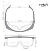 voltX 'Classic' Bifocal Safety Glasses (Clear +3.0 Dioptre) – UKCA