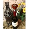 Texas Wine Stopper Exotic Rosewood Custom State of Texas Bottle