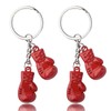 Shoyisenka 2 Pcs Boxing Glove Keychain, Car Key Chain, Backpack