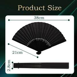 ASelected Folding Hand Fan, 21 CM
