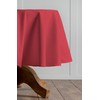 CALICOT Tomato 100% Cotton Tablecloth Prewashed and Pre-shrunk Perfect for