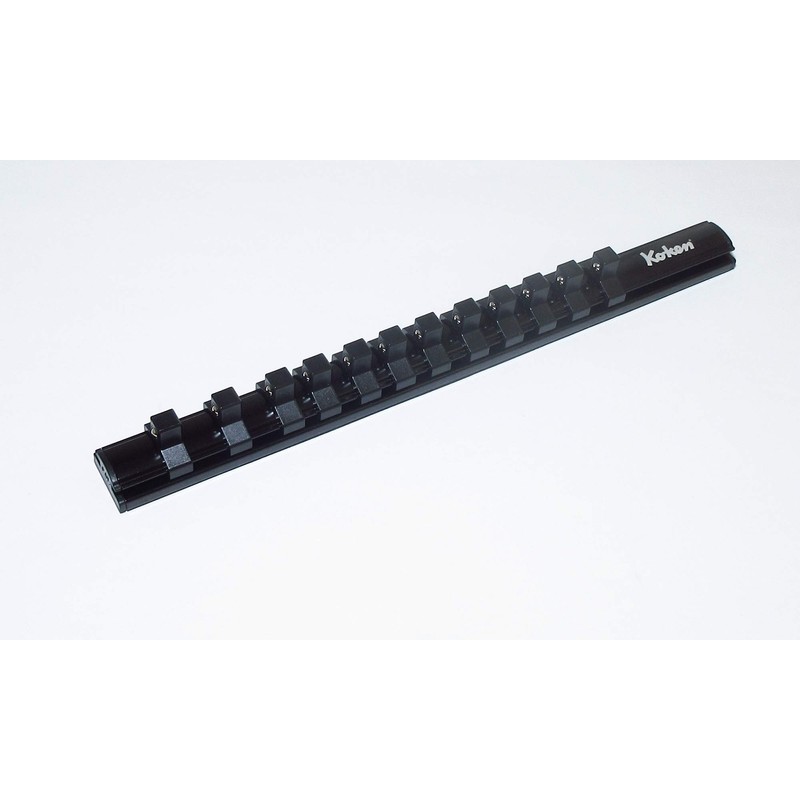 Koken RSAL300-3/8X12 Aluminum Socket Rail 3/8 (9.5 mm) SQ. 12