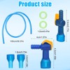 PEUTIER 9pcs Bite Valve Replacement for Camelbak, Blue Bladder Replacement