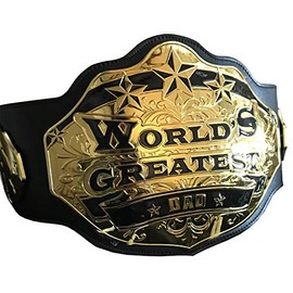 Undisputed Belts World's Greatest Dad Championship Belt