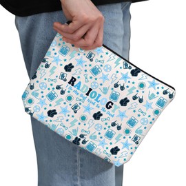 G2TUP Radiologic Technologist Gift I Do My Best Work in The Dark Makeup Bag X-Ray Tech Cosmetic Bag Radiology Graduation Gift (Work in The Dark CB)