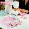 QTRQTR 84 Pcs Charm Packs for Quilting 5 Inch Pink