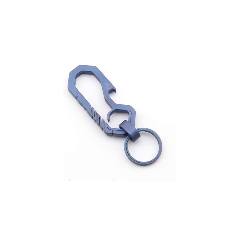 FEGVE Titanium Keychain Key Holder Quick Release Keychain Buckle Bottle