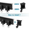 Curtain Track End Caps for Flexible Bendable Curtain Track 4pcs