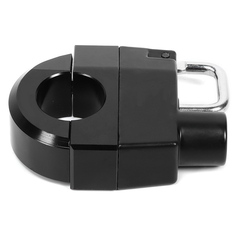 25mm 1in Motorcycle Handlebars Helmet Lock Anti Theft Security Padlock