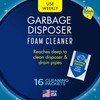 Glisten Garbage Disposer Cleaner and Freshener with Foaming Action, Helps