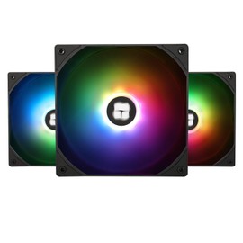 Thermalright TL-C14C-S X3 CPU Fan, 140mm ARGB Case Cooler, 4pin PWM Silent Computer Fan with S-FDB Bearing,3-Pack Fans,up to 1500RPM PC Cooling