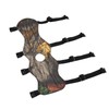 Archery Arm Guard Soft Leather Armguard Protector with 4-Strap Adjustable
