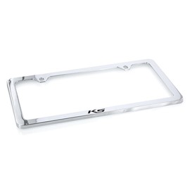Kia K5 License Plate Frame Chrome Plated Metal Thin 2-Hole (CHR/THN)