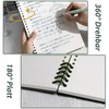 CALLYSONIC Pack of 2 College Notepad A4 Lined Ring Binder