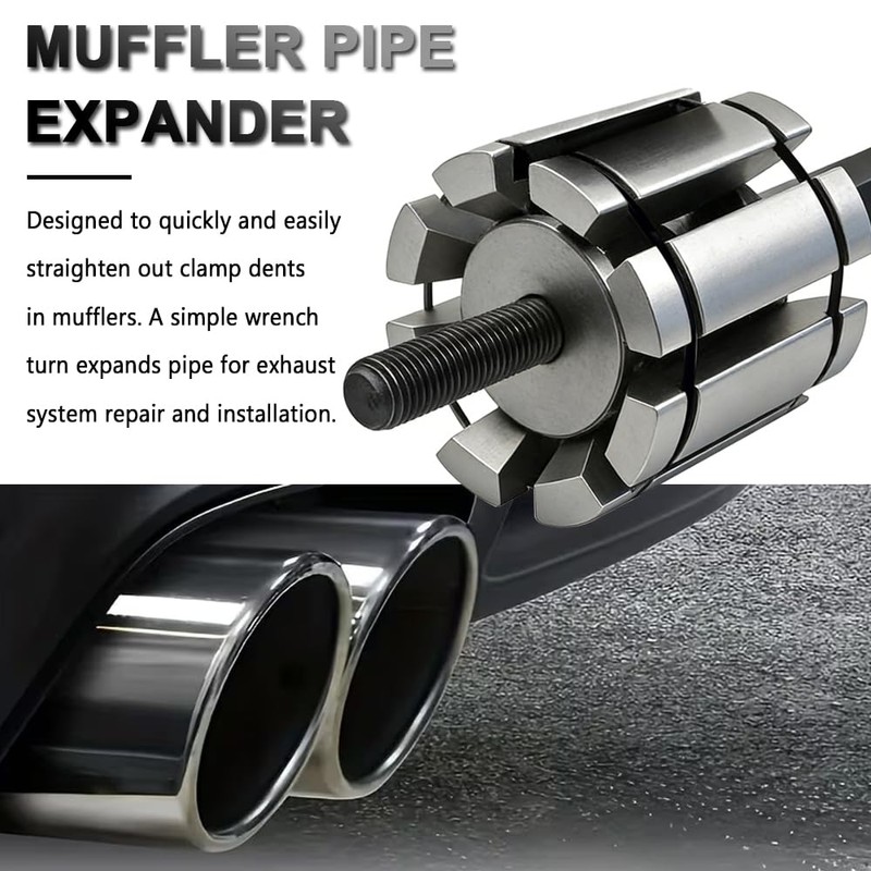 1/18'' to 3-1/2'' Exhaust Tail pipe Expander Tool, 3 Pcs