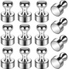 Grtard 12 Pack Silver Fridge Magnets, Whiteboard Magnets, Magnets for