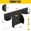 4pcs Heavy-Duty Post Brackets Kit - 4x4 Wood Deck Mounting,（Inner