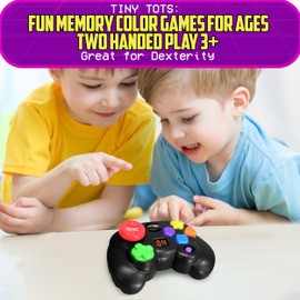 Skywin - Juego de driver de memoria iluminado, juego de memoria electrónica para niños de 4 a 8 años, juguete perfecto para mejorar las habilidades de memoria, ideal para los amantes de los juegos