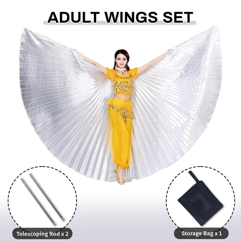 Baisdan Angel Isis Wings (Wings + Stick + Carry Bag)