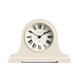 NEWGATE Clocks® Broadway mantel clock | Classic Napoleon’s hat design | Cream | Roman numerals | Traditional style for desk, table, shelf or bedside