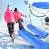 Slippery Racer Downhill Xtreme Flexible Adults and Kids Plastic Toboggan