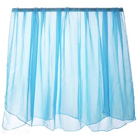 Across Litomic Large Chiffon Scarf, 55.1 x 86.6 inches (140 x 220 cm), blue (pale)