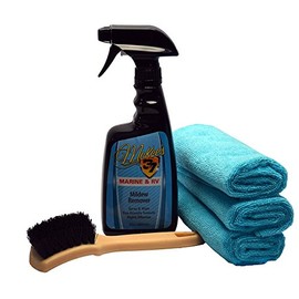 Nautical One Xtreme Grime Remover 4-Piece Kit | Gel Formula Rids Grime from Vinyl Surfaces, 22 oz.