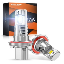 H13/9008 LED Bulb, 1200% 60000LM Super Brighter than Origin, 6500K White Canbus Ready, IP68 25000RPM Cooling Fan with 80000Hrs Lifespan, 3Mins Fast Installation, 2 Pack