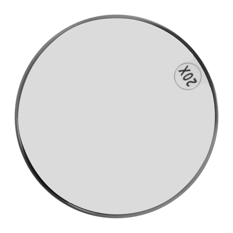 20X Magnifying Mirror with 3 Suction Cups Space Saving Portable