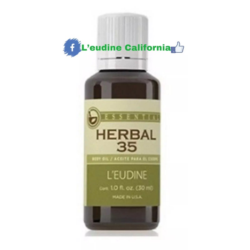 Leudine L'eudine Leudine HERBAL 35 W/35 Essential Oils, Headaches,Stress,Migraines