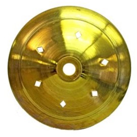 Handley 4 1/2 inch vented brass vase cap