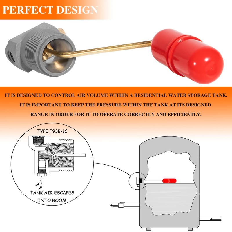 Replace for F93B-1C Air Volume Controls for Deep Wells, Water