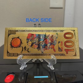 Unbranded 24k Gold Foil Plated San Antonio Spurs Basketball Team Banknote Collectible