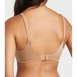 Victoria's Secret Infinity Flex Perfect Shape Bra, Push Up, Full Coverage, Wireless, Bras for Women, Beige(36DD)