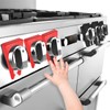 Alnicov 6pcs Stove Knob Covers Portable Child Proofing Oven Knob