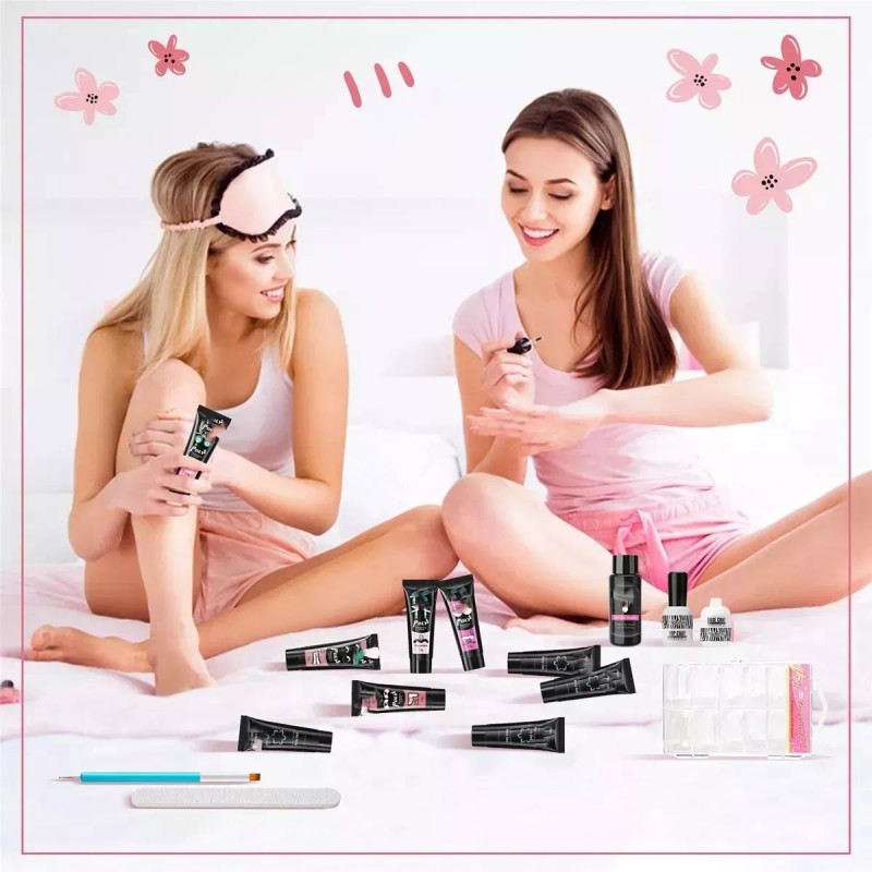 CJLXWCHHHH Kit Para Uñas Acrilicas Polygel Uñas Extensión Decoracion