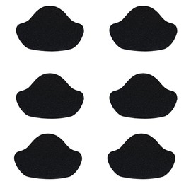 BITTONE Shoe Heel Repair，6 Pcs Kit Self Adhesive Inside Shoe Patches for Loose Shoes Anti Blister Comfort Insole Heel Protectors. (Black)