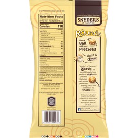 Snyder's of Hanover Pretzels, Rounds, Butter, 12 Oz