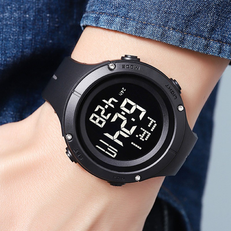 Digital Sports Watch Alarm Stopwatch Timing Waterproof Electronic Wrist Watch